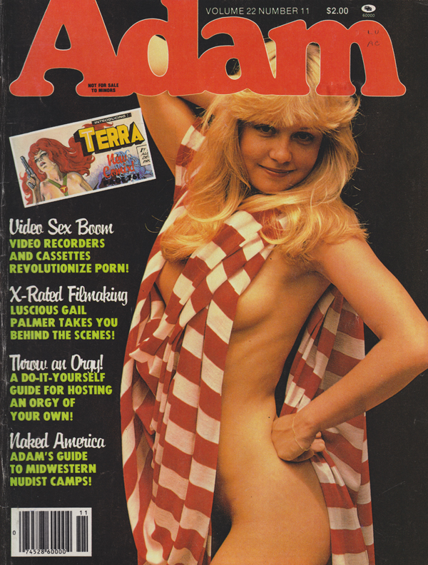 Adam Vol. 22 # 11 - December 1979 magazine back issue Adam magizine back copy 