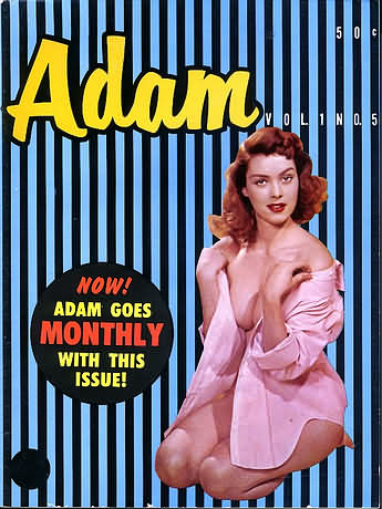 Adam Vol. 1 # 5 magazine back issue Adam magizine back copy 