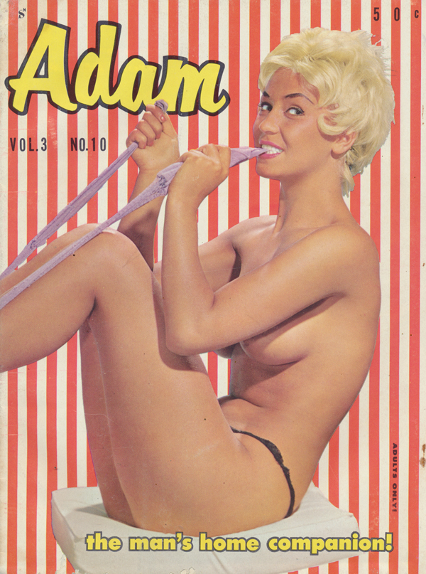 Adam Vol. 3 # 10 - October 1959 magazine back issue Adam magizine back copy 