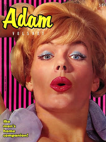 Adam Vol. 5 # 7 - July 1961 magazine back issue Adam magizine back copy Man's Home Companion,Encore Girl,Belle Barth,bawdy,NEW YORK LATIN,SEX HABIT,FLOOSIES DE FRANCE