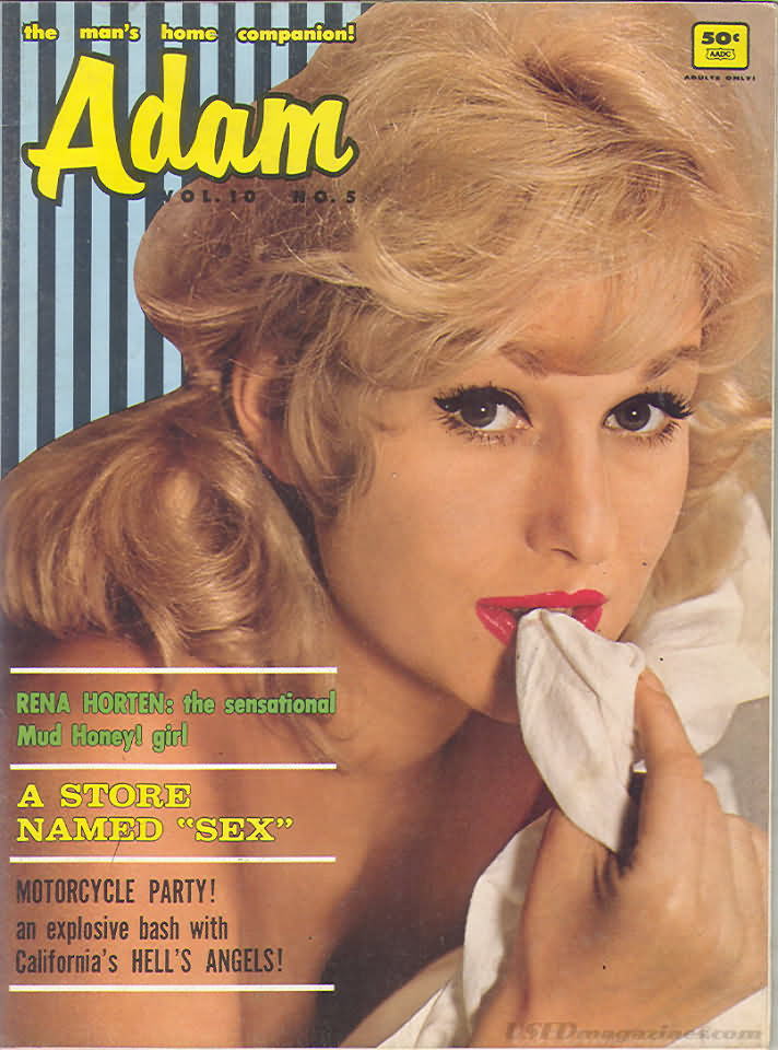 Adam Vol. 10 # 5, , Covergirl Rena Horten (Nude) 