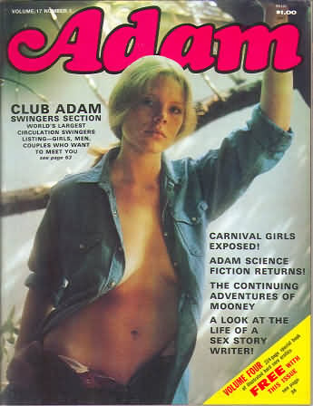 Adam Vol. 17 # 1 magazine back issue Adam magizine back copy 