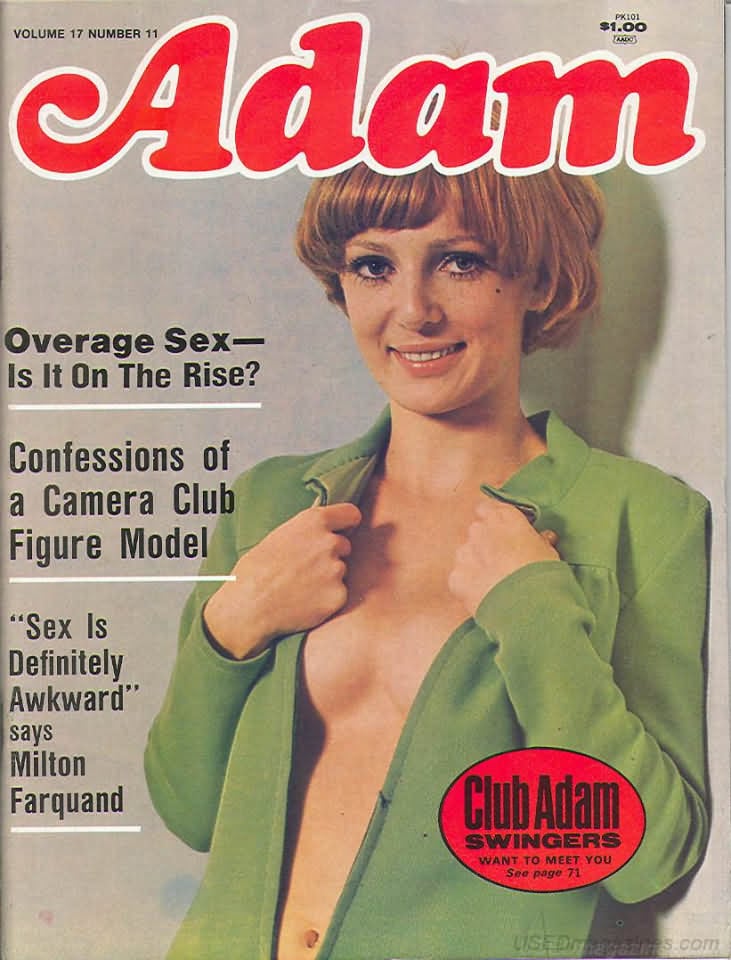 Adam Vol. 17 # 11 magazine back issue Adam magizine back copy 