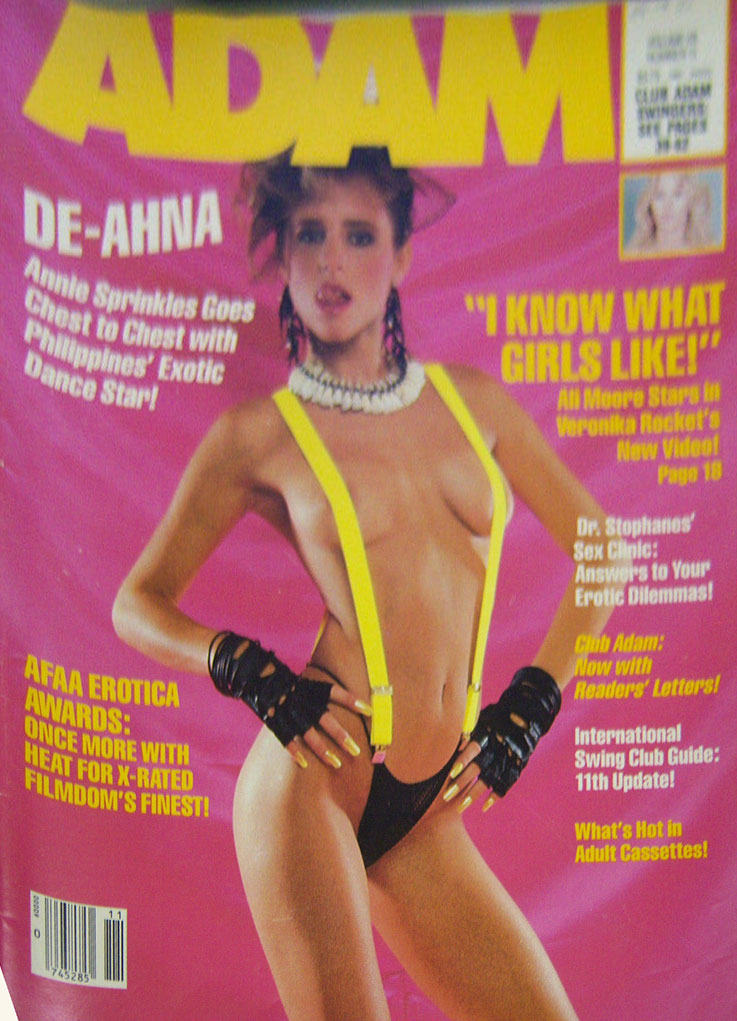 Adam Vol. 29 # 11, November 1985 magazine back issue Adam magizine back copy 