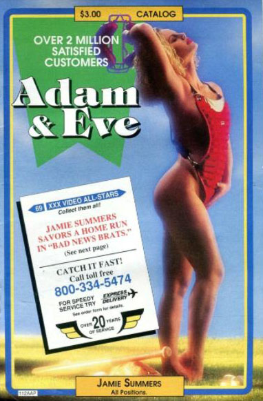 Adam & Eve Catalogue January 1992 magazine back issue Adam & Eve Catalogue magizine back copy 