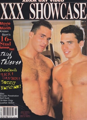 Adam Gay Video XXX Showcase Vol. 7 # 3 magazine back issue Adam Gay Video XXX Showcase magizine back copy xxx showcase adam gay video 1999 issues hot gay man on man action pics jerking off cumshots tight ab