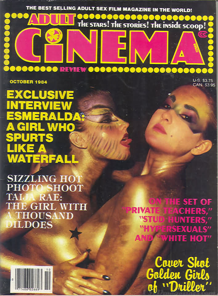 Adult Cinema Review October 1984 magazine back issue Adult Cinema Review magizine back copy 