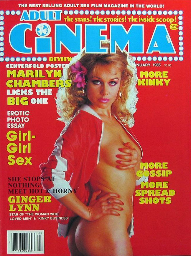 Adult Cinema Review January 1985, , Covergirl Ginger Lynn