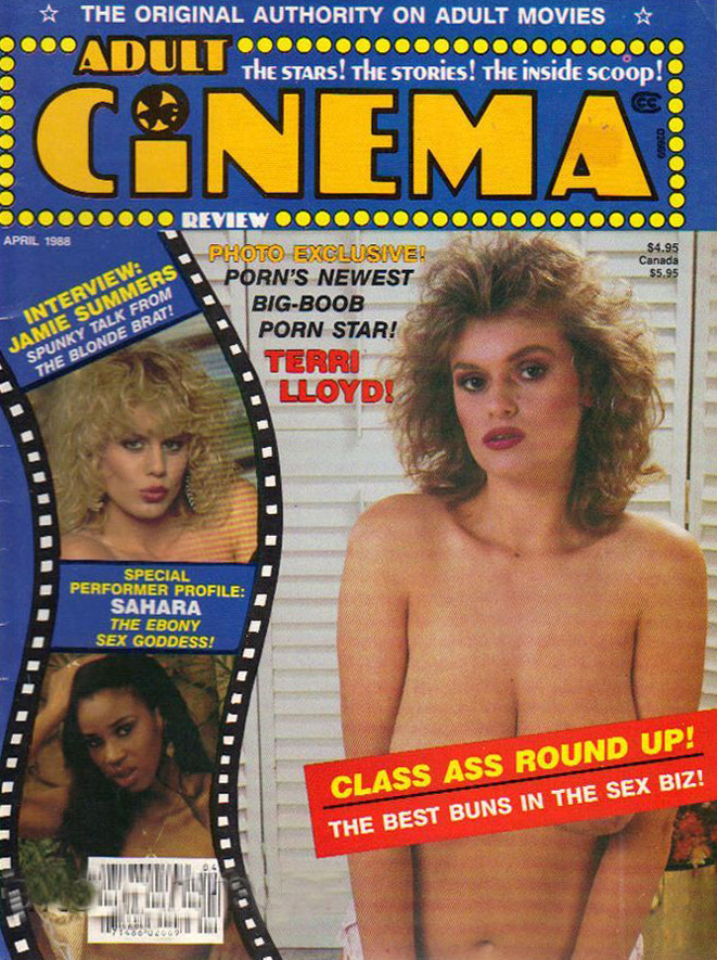 Adult Cinema Review April 1988 magazine back issue Adult Cinema Review magizine back copy 