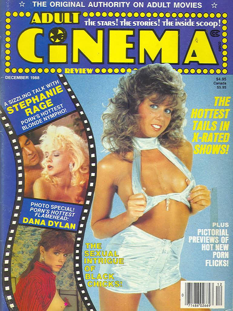 Adult Cinema Review December 1988 magazine back issue Adult Cinema Review magizine back copy 