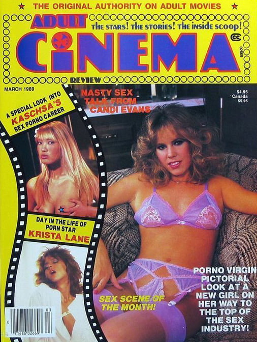 Adult Cinema Review March 1989 magazine back issue Adult Cinema Review magizine back copy 