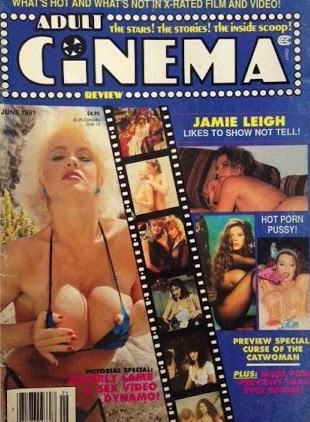 Adult Cinema Review June 1991 magazine back issue Adult Cinema Review magizine back copy 