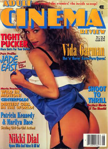 Adult Cinema Review August 1992 magazine back issue Adult Cinema Review magizine back copy 