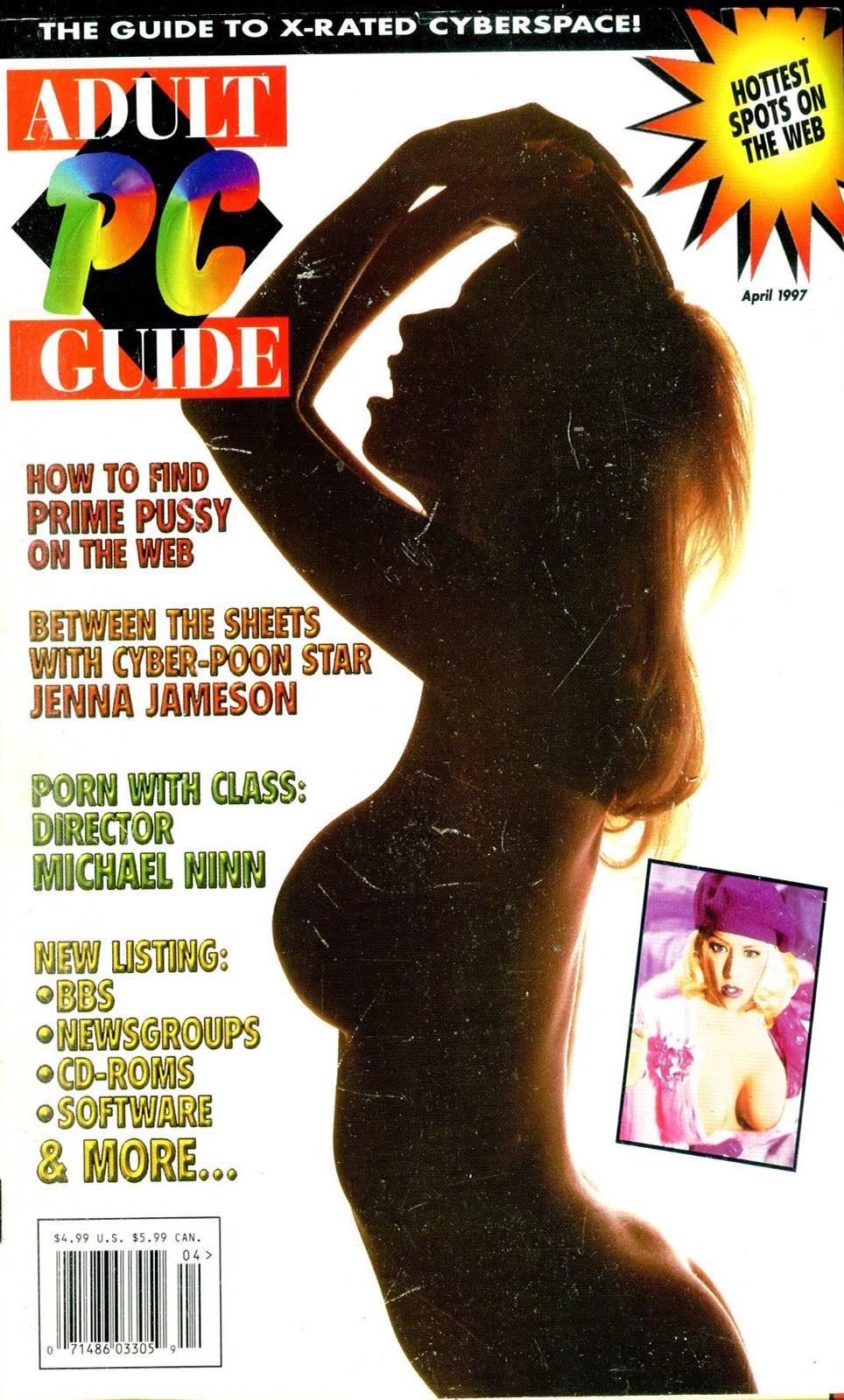 Adult PC Guide April 1997 magazine back issue Adult PC Guide magizine back copy 