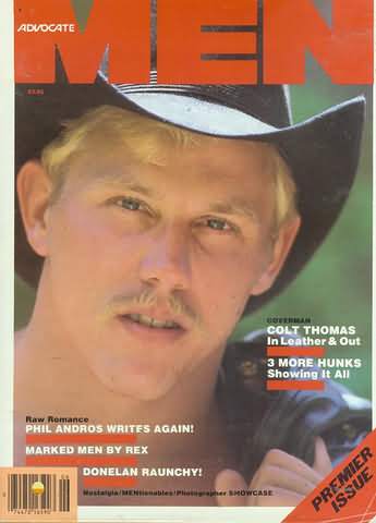 Advocate Men June 1984 magazine back issue Advocate Men magizine back copy 