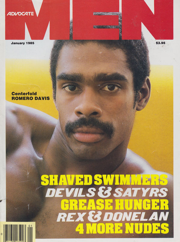 Advocate Men January 1985 magazine back issue Advocate Men magizine back copy advocate men magazine 1985 back issues gay xxx mag romero davis hot sexy hung men all naked tight as
