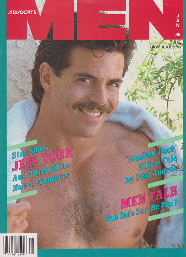 Advocate Men January 1986 magazine back issue Advocate Men magizine back copy advocate men magazine back issues 1986 starshots hot cock pics up close throbbing hard dick hairy me