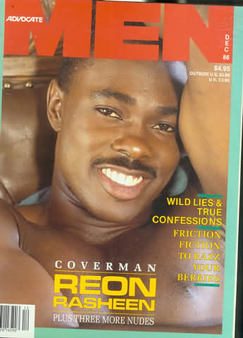 Advocate Men December 1986 magazine back issue Advocate Men magizine back copy 