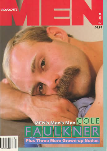 Advocate Men May 1987 magazine back issue Advocate Men magizine back copy 