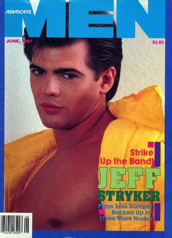 Advocate Men June 1987 magazine back issue Advocate Men magizine back copy 