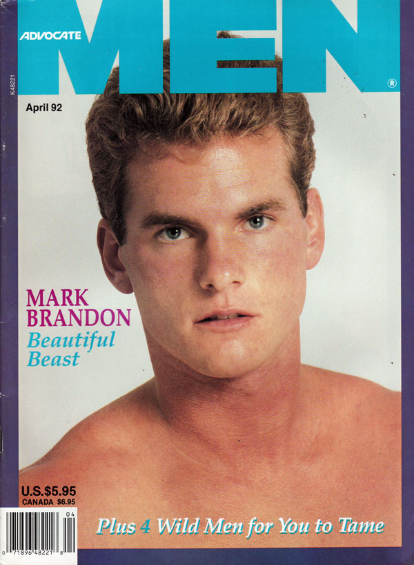 Advocate Men April 1992 magazine back issue Advocate Men magizine back copy advocate men magazine, back issues magazines featuring nude men, naked xxx guys, hot sexy guys naked
