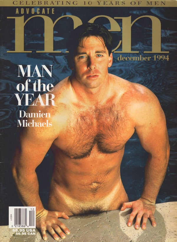 Advocate Men December 1994 magazine back issue Advocate Men magizine back copy men advocate magazine back issues dec 94 hot steamy men nude xxx rated photos hunky guys with big co