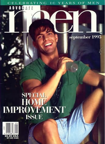Advocate Men September 1995 magazine back issue Advocate Men magizine back copy 