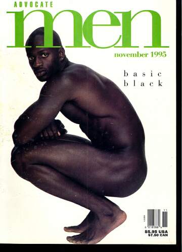 Advocate Men November 1995 magazine back issue Advocate Men magizine back copy 