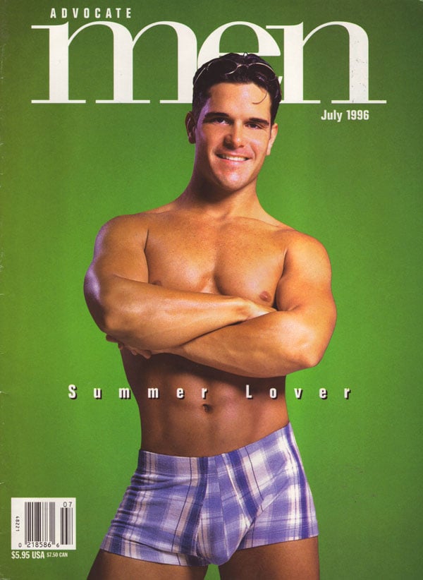 Advocate Men July 1996 magazine back issue Advocate Men magizine back copy advocate men magazine jul 1996 issues hot hunks nude throbbing cocks big dicks gay men explicit nude