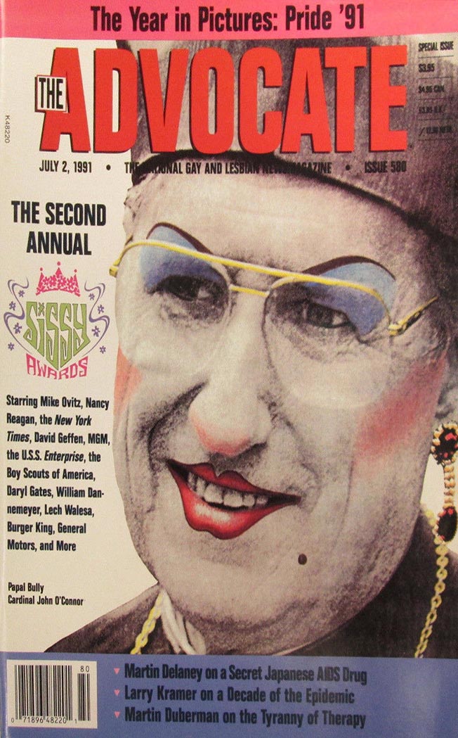 Advocate July 1991 magazine back issue The Advocate magizine back copy 