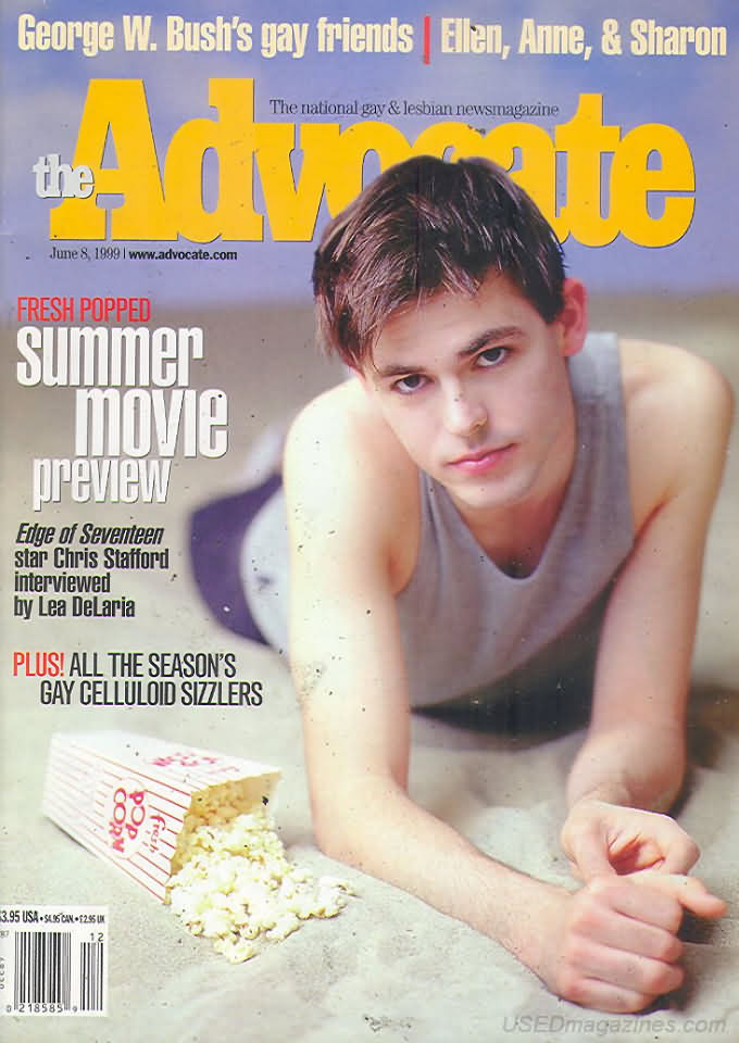 The Advocate June 8, 1999 magazine back issue The Advocate magizine back copy 