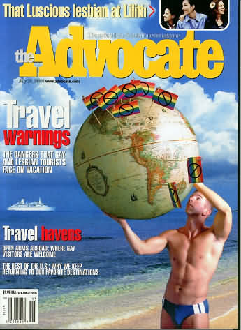 The Advocate July 20, 1999 magazine back issue The Advocate magizine back copy 