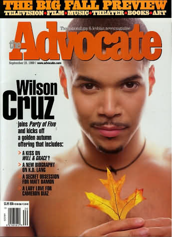 The Advocate September 28, 1999 magazine back issue The Advocate magizine back copy 