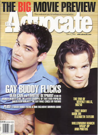 The Advocate June 6, 2000 magazine back issue The Advocate magizine back copy 