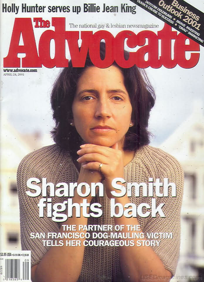The Advocate April 24, 2001 magazine back issue The Advocate magizine back copy 