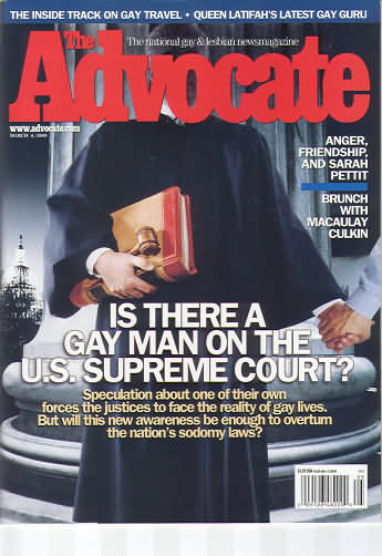 The Advocate March 4, 2003 magazine back issue The Advocate magizine back copy 