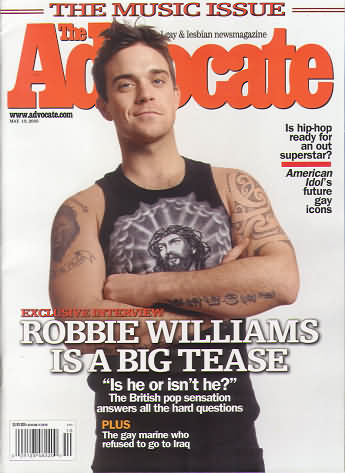 The Advocate May 13, 2003 magazine back issue The Advocate magizine back copy 