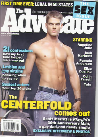 The Advocate August 19, 2003 magazine back issue The Advocate magizine back copy 