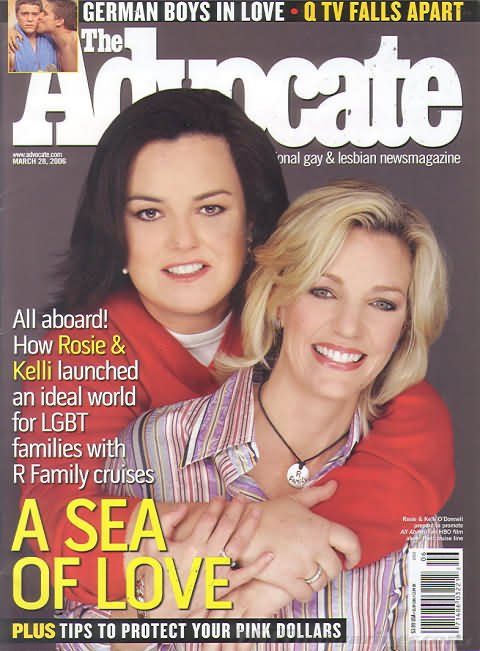 The Advocate March 28, 2006 magazine back issue The Advocate magizine back copy 
