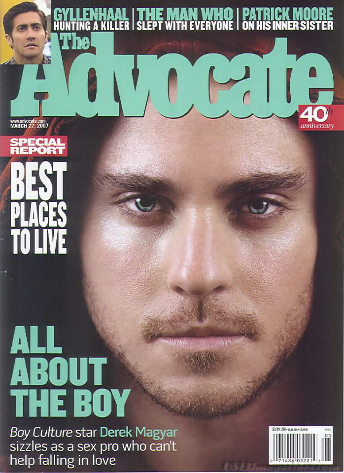 The Advocate March 27, 2007 magazine back issue The Advocate magizine back copy 