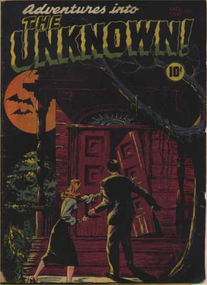 Adventures Into the Unknown Comic Book Back Issues by A1 Comix
