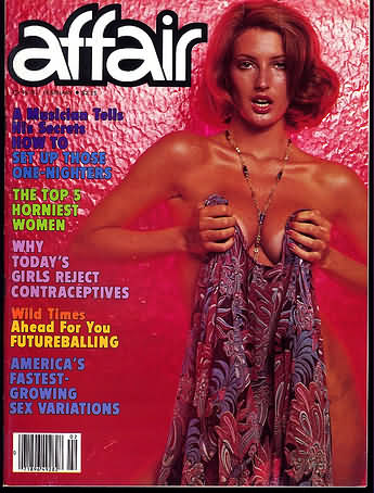Affair February 1978 magazine back issue Affair magizine back copy 