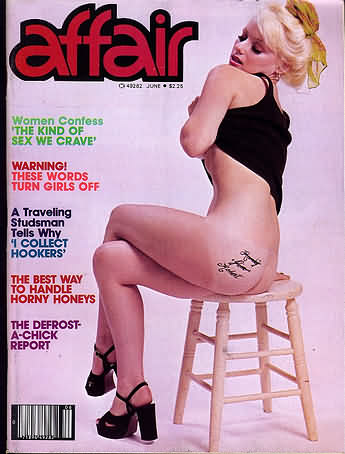 Affair June 1978 magazine back issue Affair magizine back copy 