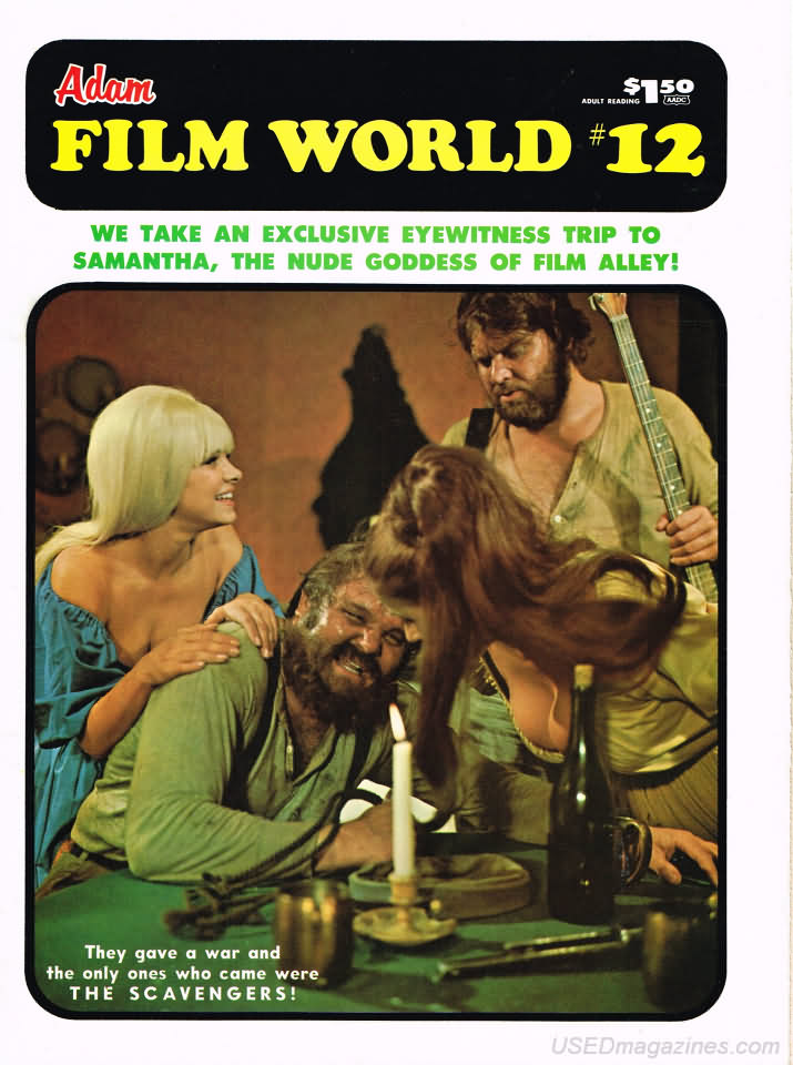 Adam Film World Guide Vol. 1 # 12 magazine back issue Adam Film World Guide magizine back copy 