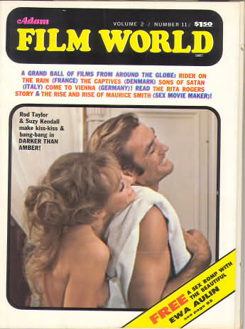 Adam Film World Guide Vol. 2 # 11 magazine back issue Adam Film World Guide magizine back copy 