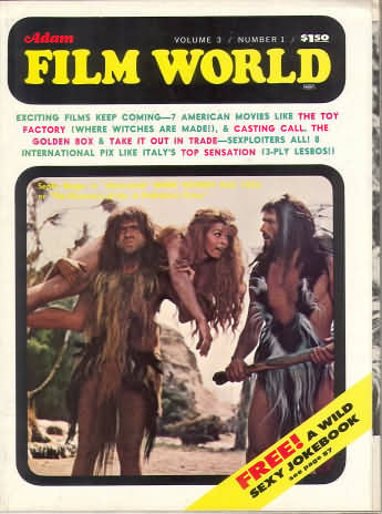 Adam Film World Guide Vol. 3 # 1 magazine back issue Adam Film World Guide magizine back copy 