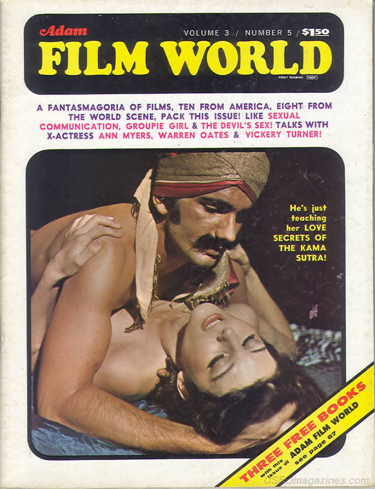 Adam Film World Guide Vol. 3 # 5 magazine back issue Adam Film World Guide magizine back copy 