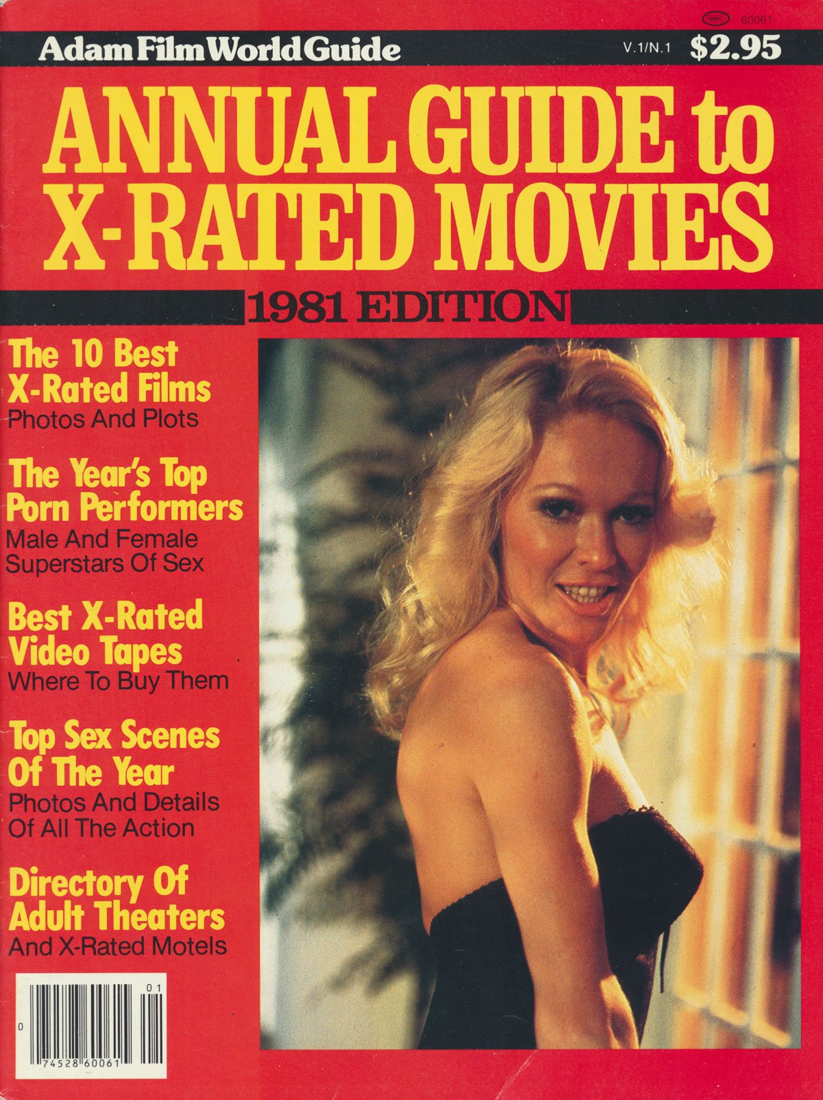 Adam Film World Guide Annual Guide to X-Rated Movies Vol. 1 # 1 magazine back issue Adam Film World Guide Annual magizine back copy 