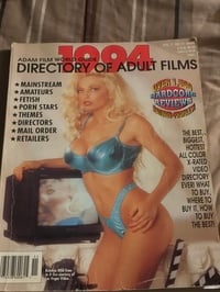 Rebecca Wild magazine cover appearance Adam Film World Guide Directory # 1, Directory of adult films 1994 v7no11