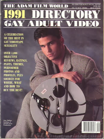 Adam Gay Video Directory # 1 magazine back issue Adam Gay Video Directory magizine back copy 